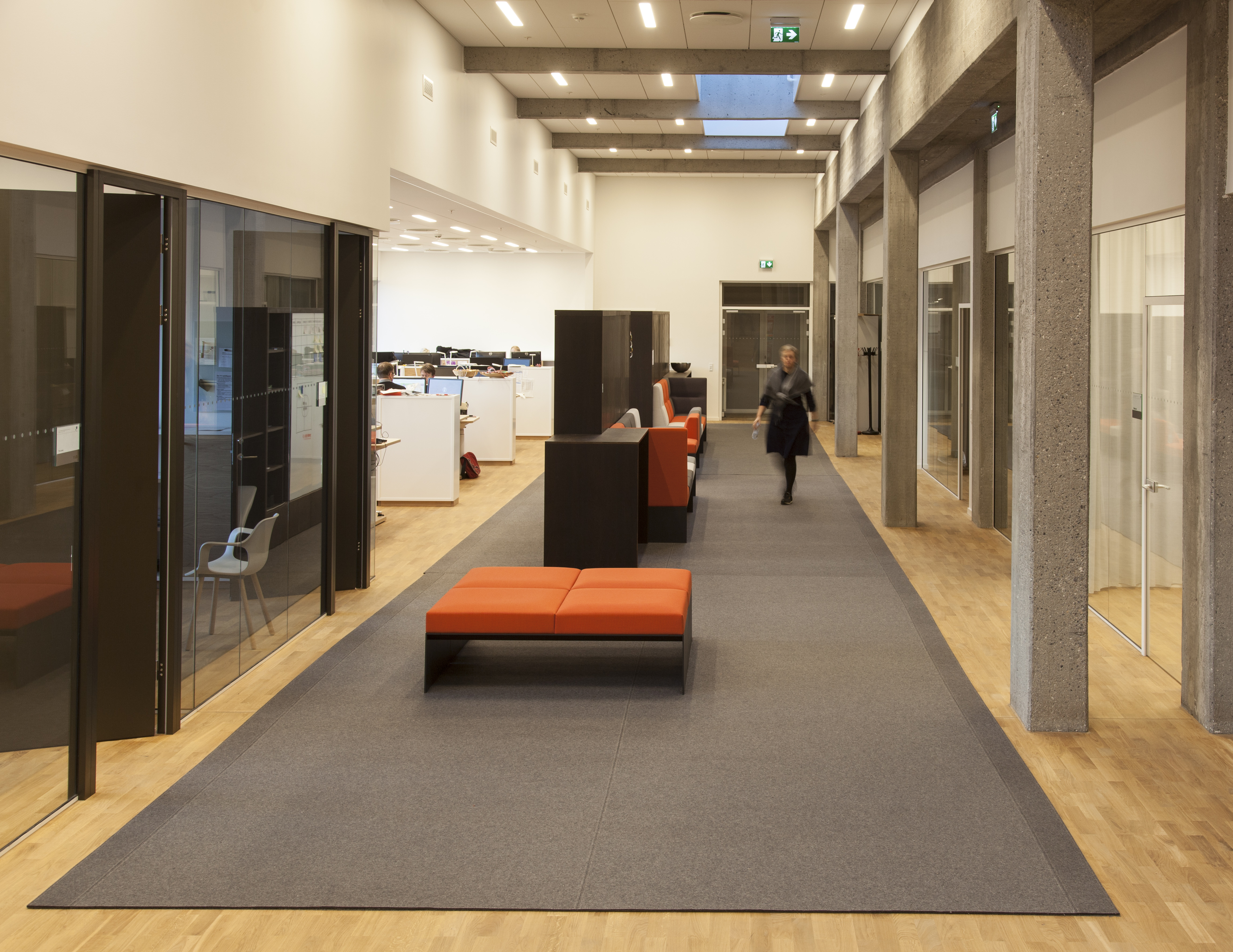 Panum instituttet, Fraster filt tæppe gråt (2)